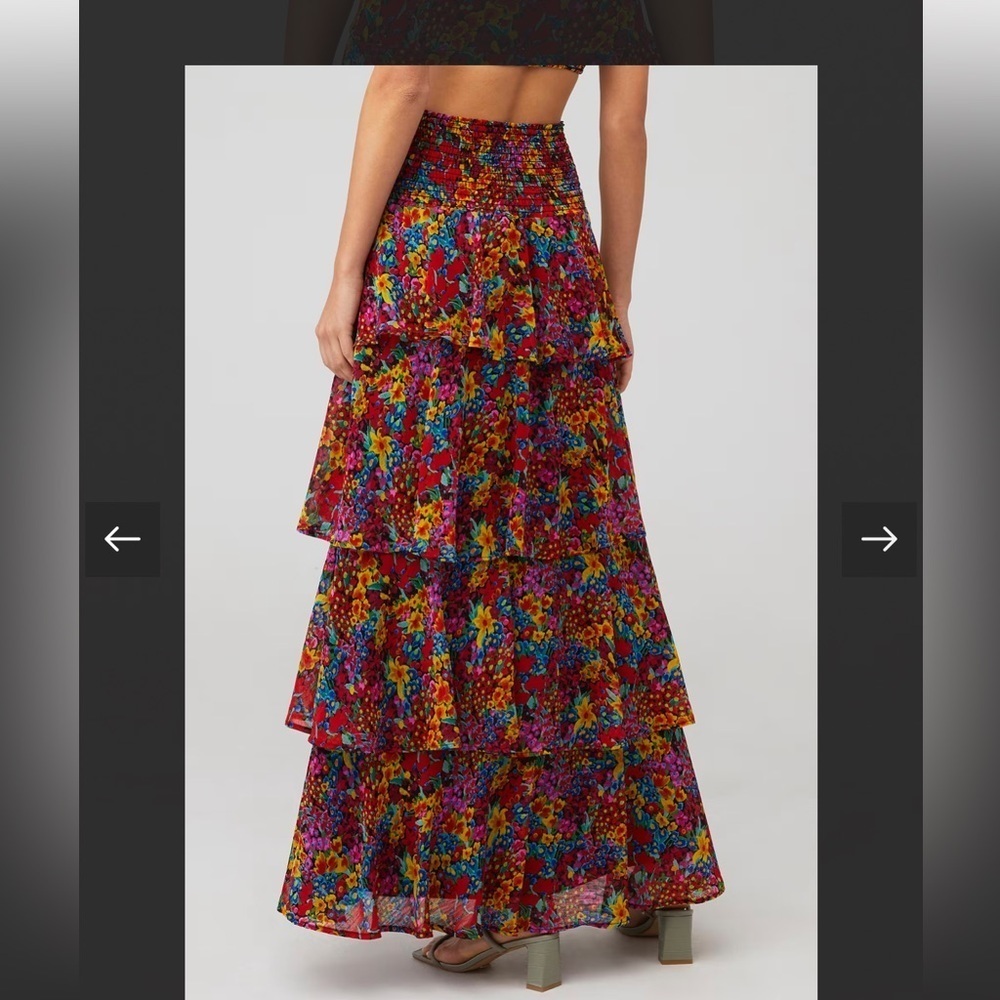NWT Show Me Your MuMu SET Kaden Crop Top & Katrina Swing Skirt - Garden - XS - Picture 10 of 14